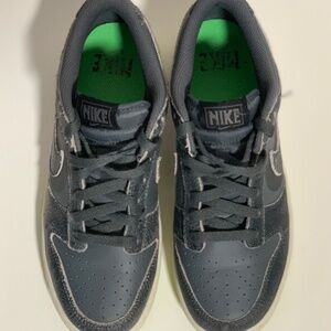 Grey, Green, & White Nike Dunks Low